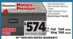 Surplus Furniture Monaco Premium Queen Mattress Set offer