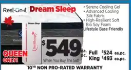 Surplus Furniture Dream Sleep Queen Mattress Set offer