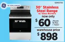 Surplus Furniture GE Stainless Steel Electric Range offer