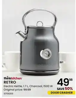 Stokes THINKKITCHEN RETRO Electric Kettle offer