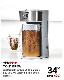 Stokes COLD BREW Dual Cold Brew & Iced Tea Maker offer