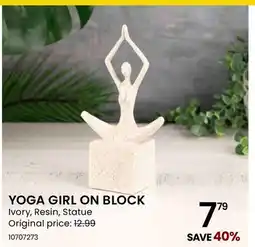 Stokes YOGA GIRL ON BLOCK Ivory offer