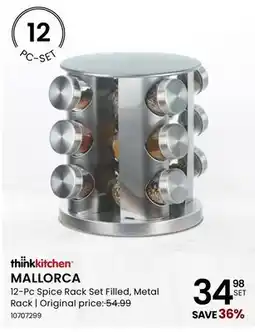 Stokes MALLORCA 12-Pc Spice Rack Set Filled offer