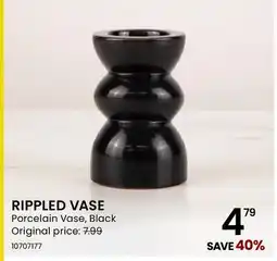 Stokes RIPPLED VASE Porcelain Vase offer