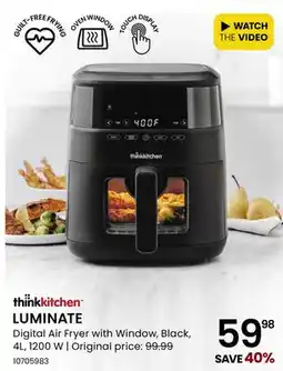 Stokes LUMINATE Digital Air Fryer with Window offer