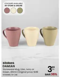 Stokes DAMIAN Stoneware Mug offer