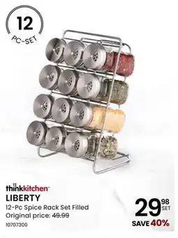 Stokes LIBERTY 12-Pc Spice Rack Set Filled offer