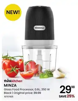 Stokes MINZA Glass Food Processor offer