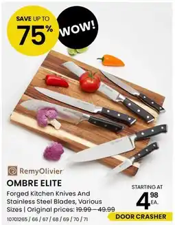Stokes OMBRE ELITE Forged Kitchen Knives And Stainless Steel Blades offer