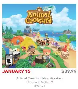 GameStop Animal Crossing: New Horzions Nintendo Switch 2 offer