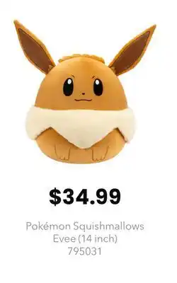 GameStop Pokémon Squishmallows Evee (14 inch) offer