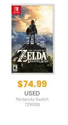 GameStop Zelda offer