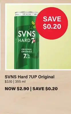 LCBO SVNS Hard 7UP Original offer