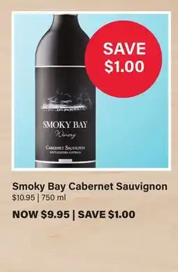 LCBO Smoky Bay Cabernet Sauvignon offer