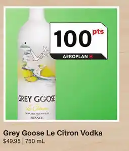 LCBO Grey Goose Le Citron Vodka offer