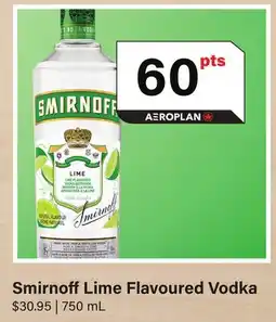 LCBO Smirnoff Lime Flavoured Vodka offer