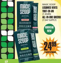 Marches Tau MAGIC SCOOP LEGUMES VERTS TOUT-EN-UN (7 JOURS) offer