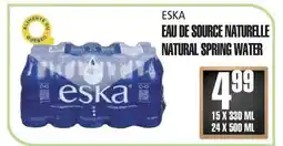 Marches Tau EAU DE SOURCE NATURELLE ESKA offer