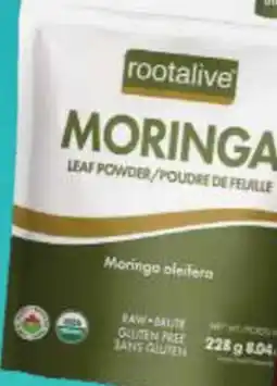 Marches Tau POUDRE DE FEUILLE DE MORINGA ROOT ALIVE offer