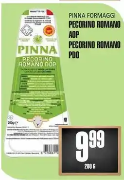 Marches Tau PECORINO ROMANO AOP PINNA FORMAGGI offer