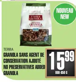 Marches Tau TERRA GRANOLA SANS AGENT DE CONSERVATION AJOUTÉ offer