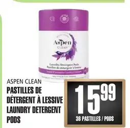 Marches Tau PASTILLES DE DÉTERGENT À LESSIVE ASPEN CLEAN offer