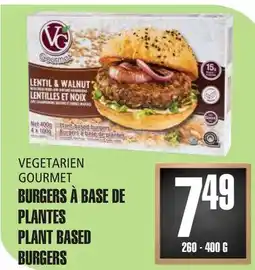 Marches Tau BURGERS À BASE DE PLANTES VEGETARIEN GOURMET offer
