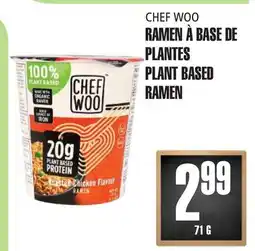 Marches Tau CHEF WOO RAMEN À BASE DE PLANTES offer