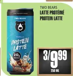 Marches Tau LATTE PROTÉINÉ TWO BEARS offer