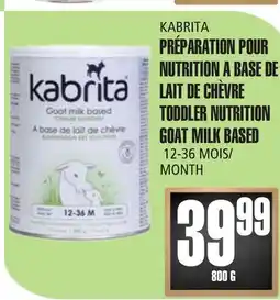 Marches Tau KABRITA PRÉPARATION POUR NUTRITION A BASE DE LAIT DE CHÈVRE offer