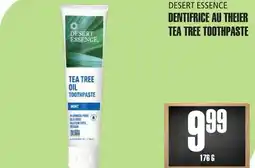 Marches Tau DENTIFRICE AU THEIER DESERT ESSENCE offer