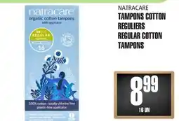 Marches Tau TAMPONS COTTON REGULIERS NATRACARE offer