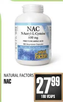 Marches Tau NATURAL FACTORS NAC offer