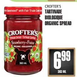 Marches Tau TARTINADE BIOLOGIQUE CROFTER'S offer
