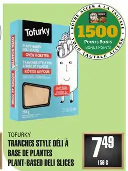 Marches Tau TRANCHES STYLE DÉLI À BASE DE PLANTES TOFURKY offer