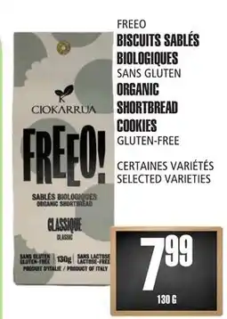 Marches Tau FREEO BISCUITS SABLÉS BIOLOGIQUES offer