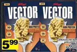 Supermarché PA CÉRÉALES VECTOR KELLOGG'S | Cereals offer