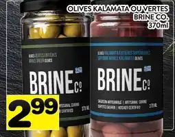 Supermarché PA OLIVES KALAMATA OU VERTES BRINE CO offer