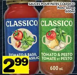 Supermarché PA SAUCES POUR PÂTES CLASSICO | Pasta Sauces offer