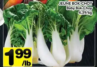 Supermarché PA JEUNE BOK-CHOY | Baby Bok-Choy offer