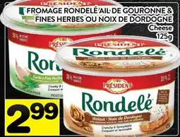 Supermarché PA FROMAGE RONDELE'AIL DE GOURONNE & FINES HERBES OU NOIX DE DORDOGNE | CHEESE offer