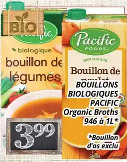 Supermarché PA BOUILLONS BIOLOGIQUES PACIFIC | Organic Broths offer