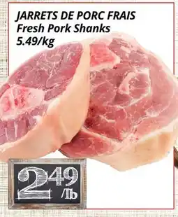 Supermarché PA JARRETS DE PORC FRAIS offer
