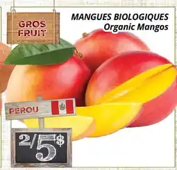 Supermarché PA MANGUES BIOLOGIQUES | Organic Mangos offer