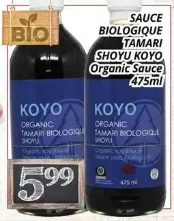Supermarché PA SAUCE BIOLOGIQUE TAMARI SHOYU KOYO offer
