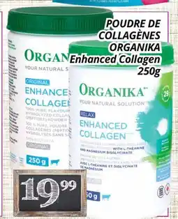 Supermarché PA POUDRE DE COLLAGÈNES ORGANIKA | Enhanced Collagen offer