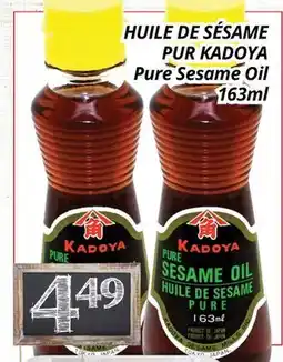 Supermarché PA HUILE DE SÉSAME PUR KADOYA offer