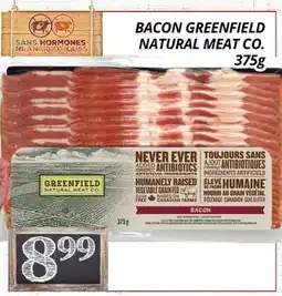 Supermarché PA BACON GREENFIELD NATURAL MEAT CO offer