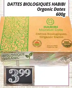 Supermarché PA DATTES BIOLOGIQUES HABIBI | Organic Dates offer