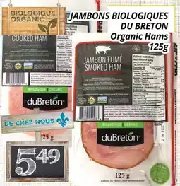 Supermarché PA JAMBONS BIOLOGIQUES DU BRETON | Organic Hams offer